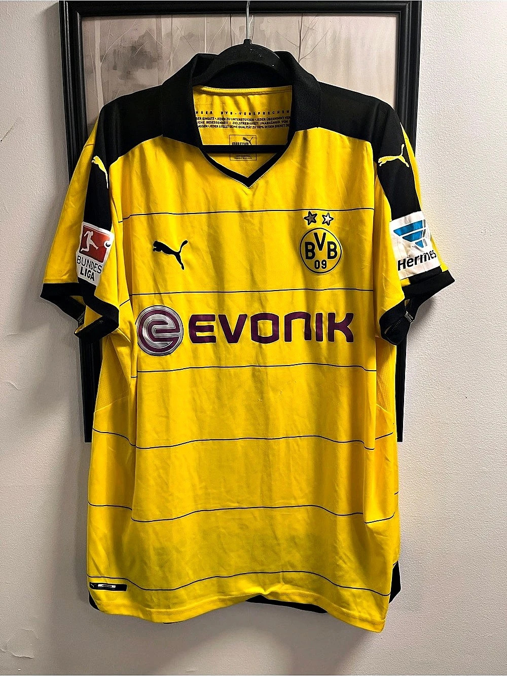 Puma Borussia Dortmund 2014-2015 Home Marco Reus #11  authentic Jersey